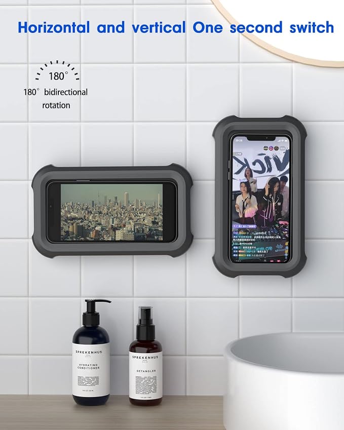 Mistriddle Waterproof Shower Phone Holder - Image 5