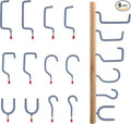 Garage Hooks Heavy Duty, Wall Mounted Steel Tool Hangers by LianRippleLian