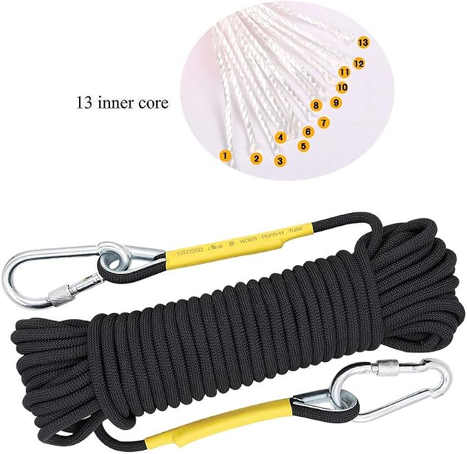 X XBEN Outdoor Climbing Rope 10M 20M 30M 50M 70M 152M 352M Static Rock Climbing - Image 2