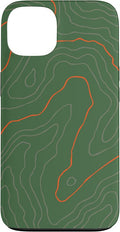 Backcountry Topo Guide Orange Lines Topographical Map Case by Unknown
