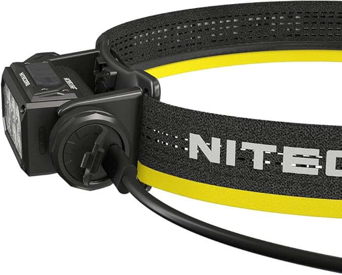 Nitecore HC65 UHE Headlamp, 2000 Lumen Max Heavy Duty Metal, USB-C Rechargeable - Image 3