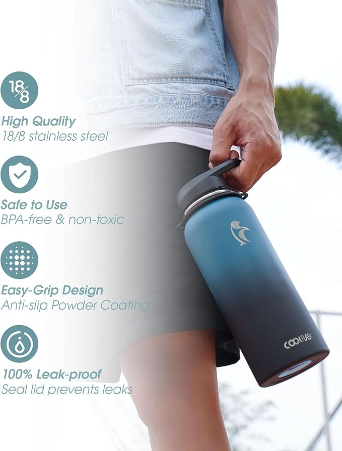 Coolflask Insulated Water Bottle - Image 5