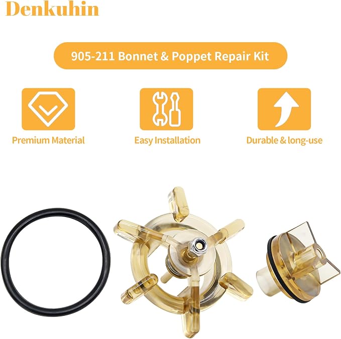 905-211 Bonnet Poppet Assembly Repair Kit Compatible - Image 7