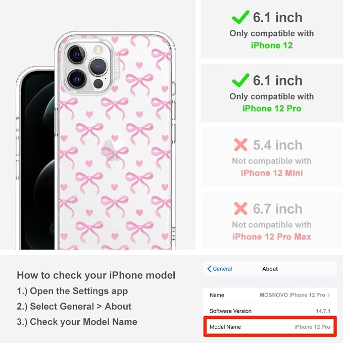 MOSNOVO Case for iPhone 12 & iPhone 12 Pro - Image 2