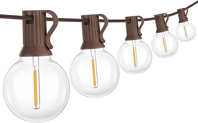 Mlambert 50Ft Outdoor String Lights, G40 Globe Patio Lights - Image 7
