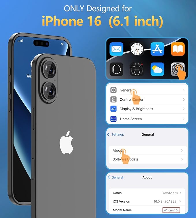 for iPhone 16 Case Waterproof | Full Body Shockproof Dust Proof Phone Case Cover - Image 2
