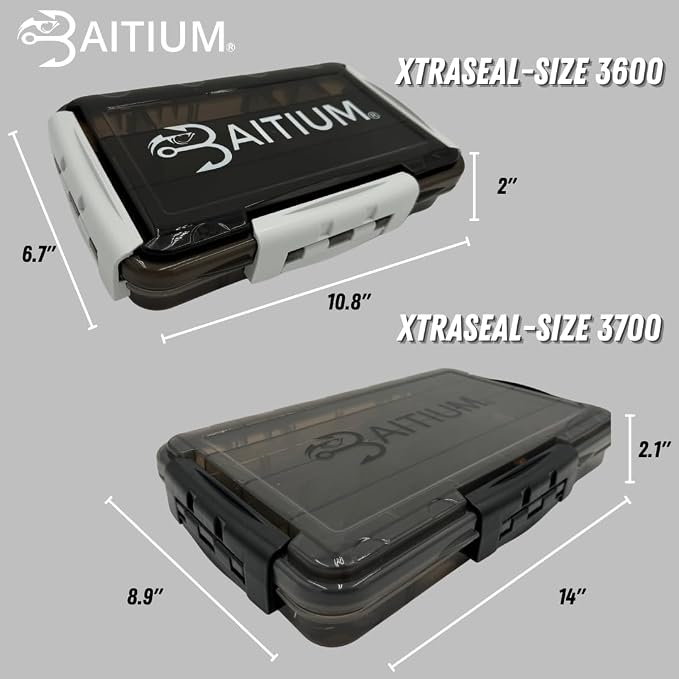 Baitium XTRAseal Waterproof Fishing Tackle Box Organizer, Tackle Boxes - Image 3
