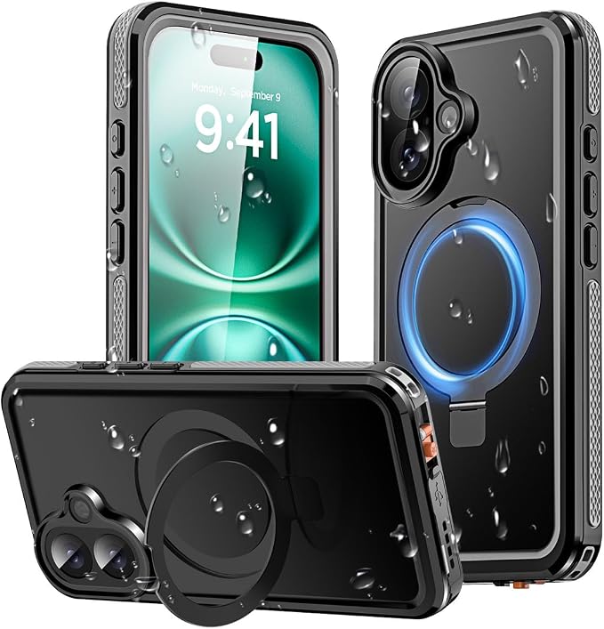 AICase Magnetic for iPhone 16 Plus Case Waterproof Magsafe Shockproof by AICase