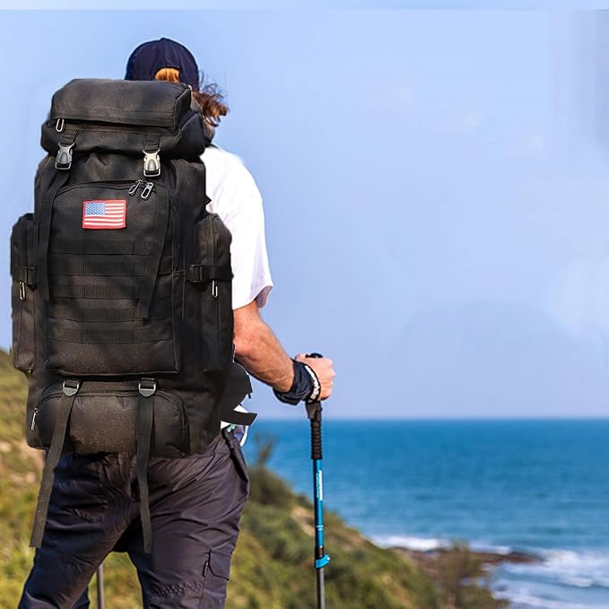 Hiking Backpack for Men 70L/100L Camping Backpack Military Rucksack Molle 3 - Image 7