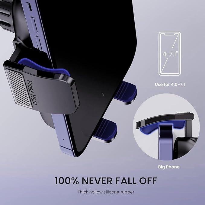 Qifutan Universal Car Phone Holder Automobile Cell Phone Holder Car Mount - Image 5