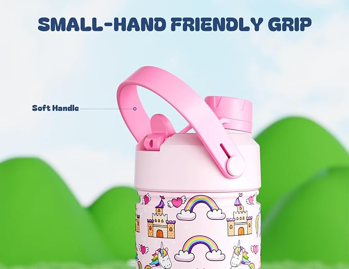 12 oz Kids Insulated Mermaid Water Bottle - Image 4
