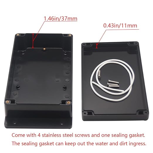 Junction Box IP65 Waterproof ABS Plastic Electrical Project Case Power Junction - Image 4