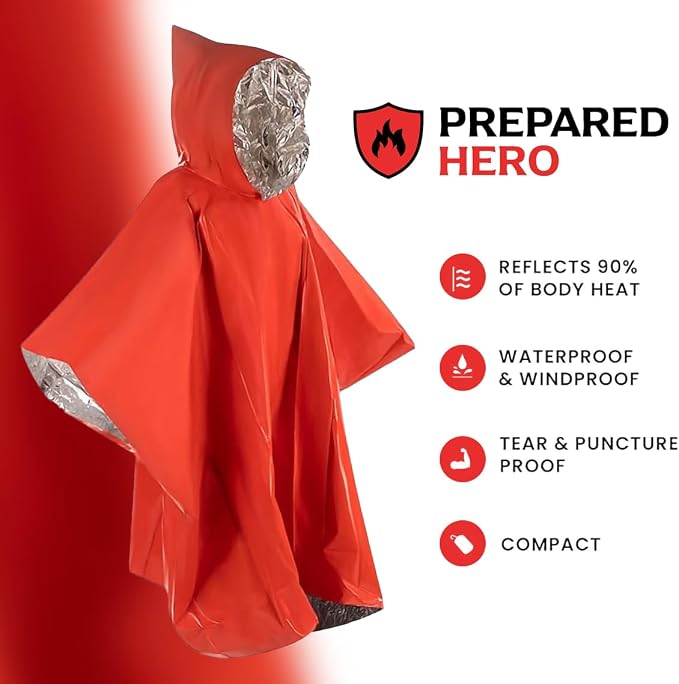 Hero Prepared Survival Tool Poncho - Image 4