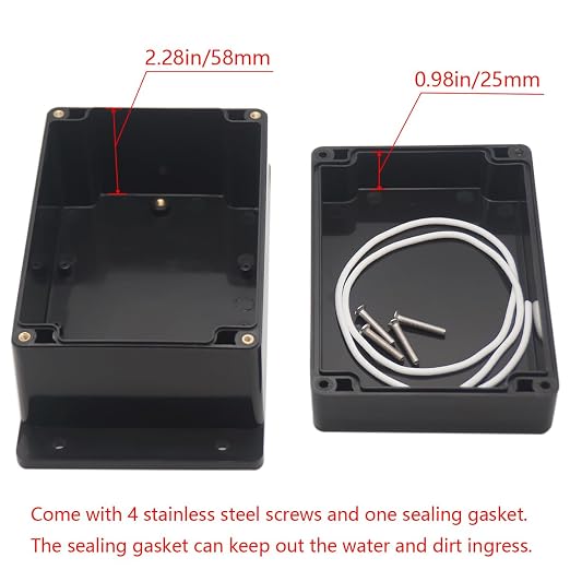 Junction Box IP65 Waterproof ABS Plastic Electrical Project Case Power Junction - Image 4