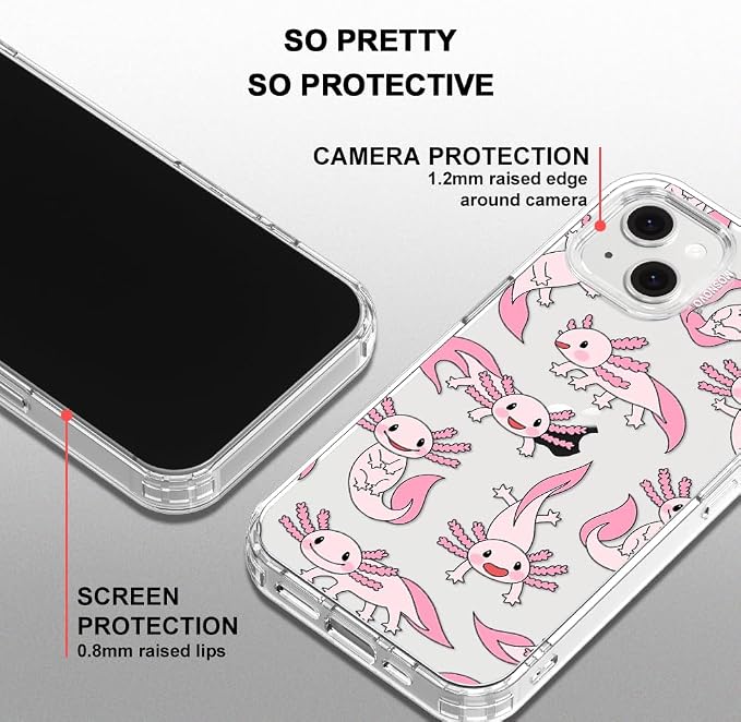 MOSNOVO for iPhone 13/14 Case | Military Grade 6.6ft Drop Tested | Clear - Image 5