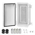 LeMotech Electrical Box, IP67 Waterproof Hinged Cover Stainless Steel Latch by LeMotech