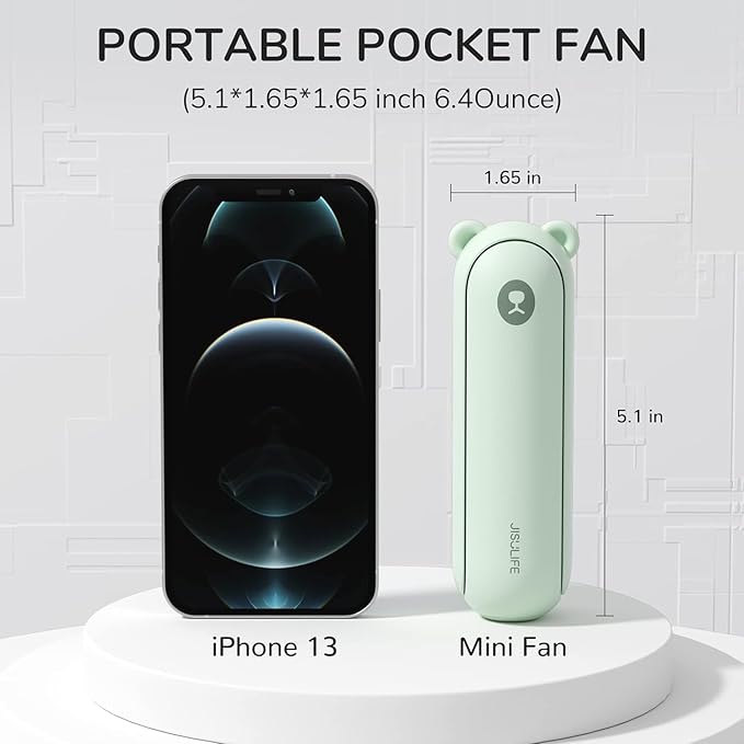 JISULIFE Handheld Fan 8 Plus: All-in-One Mini Fan - Image 7