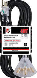 EP 40 Ft 12 Gauge Heavy Duty Extension Cord, 15A 125V 1875W, 3 Outlet by ENERGYPRO