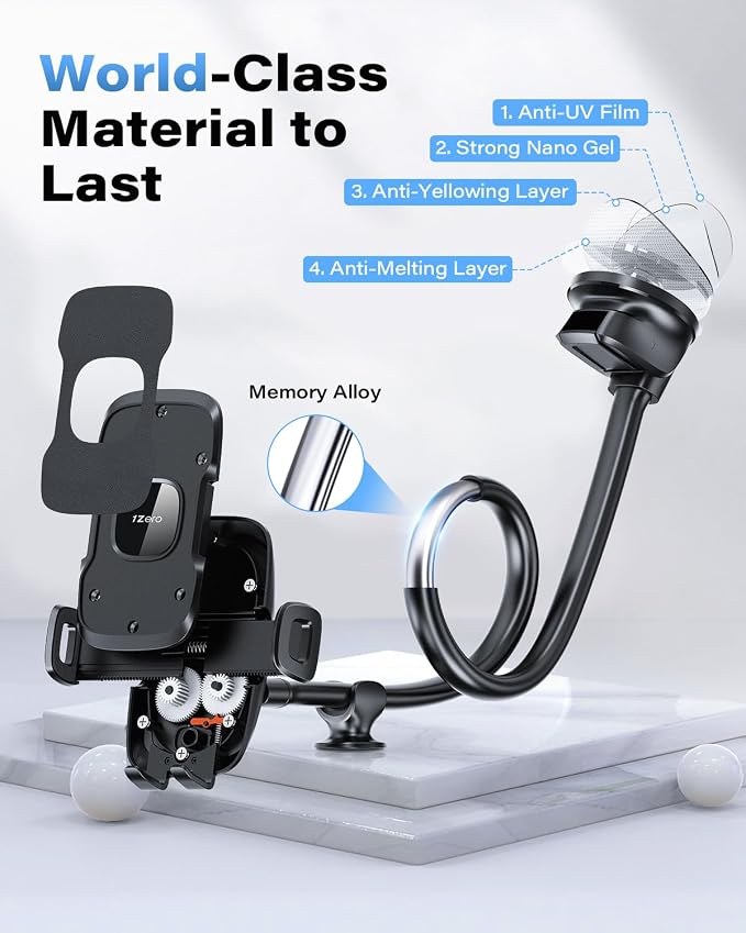 1Zero Solid Car Truck Phone Mount Holder - Image 6