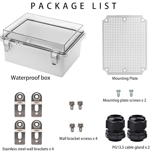 Outdoor Waterproof Electrical Box Junction Box Weatherproof IP67 ABS Plastic - Image 4