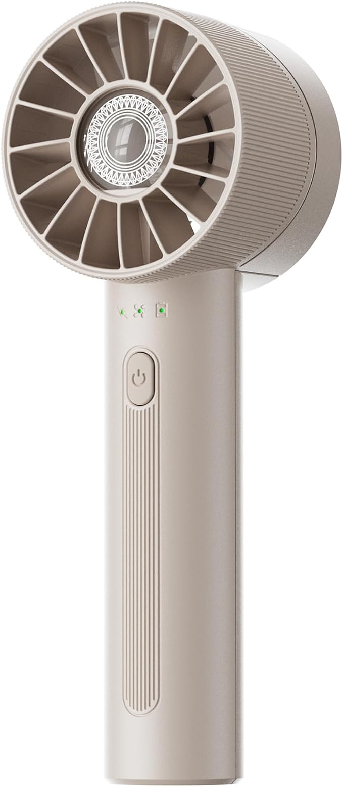 Portable Mini Handheld Turbo Fan, 4 Speed High Velocity Personal Cooling Device by Coolwill