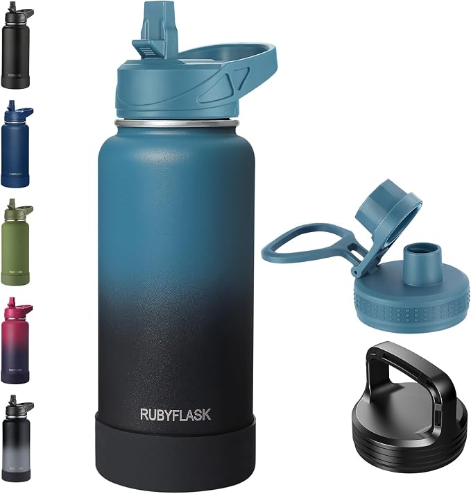 RUBYFLASK 32oz Insulated Water Bottle by RUBYFLASK