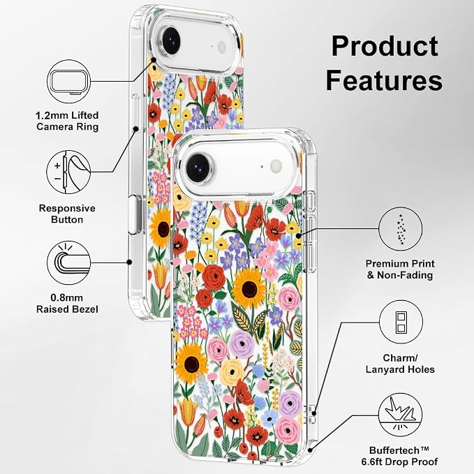 MOSNOVO for iPhone Air Case | Military Grade 6.6ft Drop Tested | Camera Control - Image 7