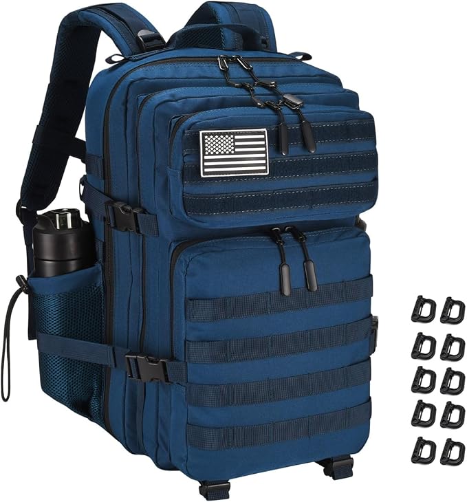 45L Tactical Backpack for Men Women, Military Assault Pack by R.SASR