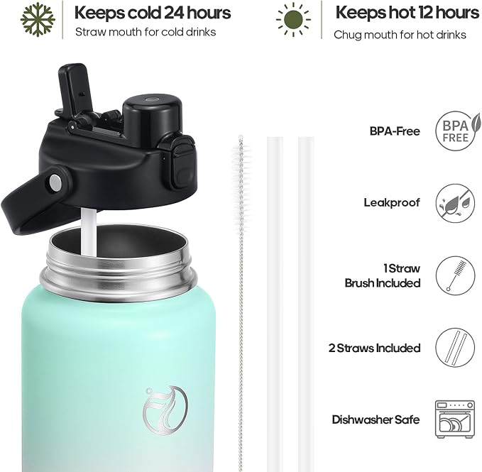 64oz Half Gallon Insulated Water Bottle - Image 5