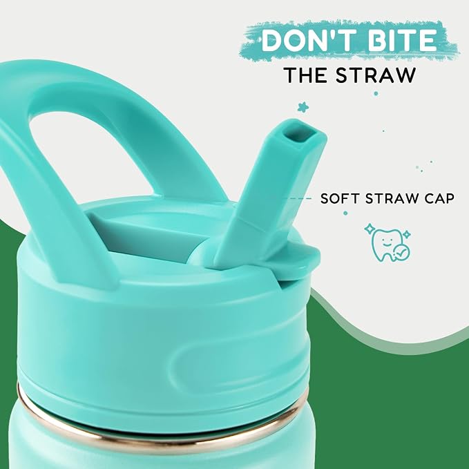 12oz Kids Water Bottle for School, Toddler Water Bottles - Image 2