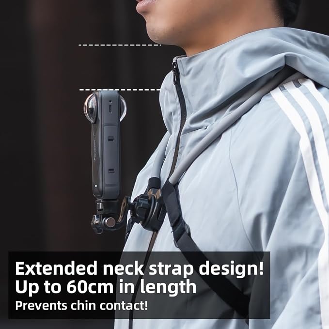 Magnetic Neck Mount for Action Camera, Quick Release Chest Holder Mount for - Image 3