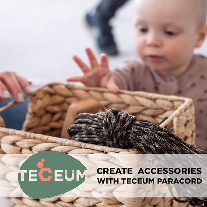 TECEUM 5/32" Paracord Rope 1000 – 1000ft / 200ft / 100ft / 50ft – Tactical - Image 7