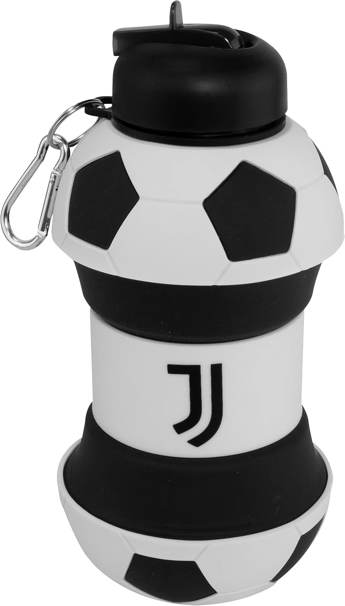 Maccabi ART Juventus Clip-On Collapsible 1 Liter, 34 oz. size BPA-Free Silicone by MaccabiArt