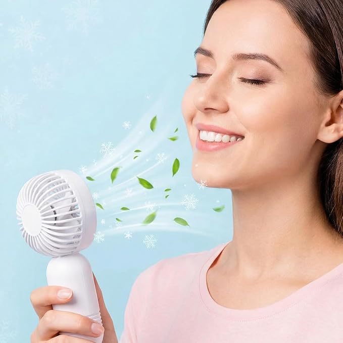 Rossesay 96 Pcs Mini Portable Fan Bulk Cute Handheld Lightweight Small Little - Image 4