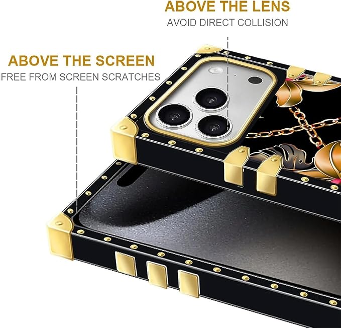 for iPhone 17 Pro Case Luxury Golden Decoration - Image 7