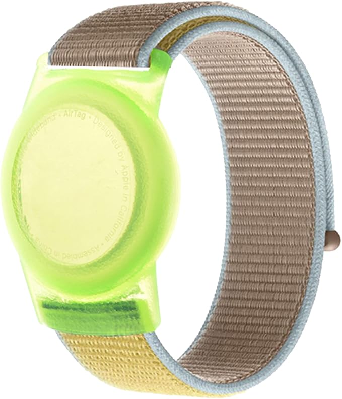 Kids Wristband Compatible with Apple AirTag, Protective Case by Qonuiy