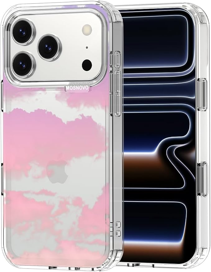 MOSNOVO for iPhone 17 Pro Case, Shockproof Military-Grade Protection 6.6ft Drop by Mosnovo