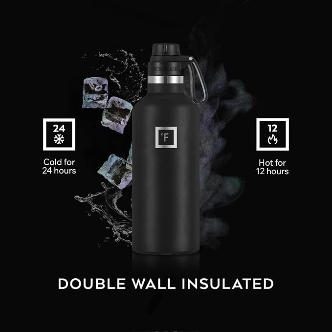 IRON °FLASK Camping & Hiking Hydration Flask - 32 oz Sky - Image 4