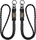 2pcs Heavy Duty Braided Paracord Lanyard Keychains by VNVETYTO
