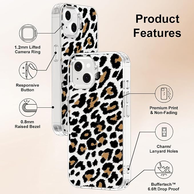 MOSNOVO for iPhone 13/14 Case | Military Grade 6.6ft Drop Tested | Clear - Image 7