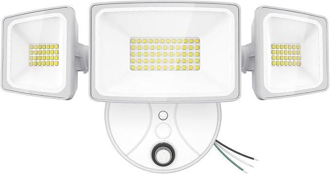 Onforu 70W LED Dusk to Dawn Flood Lights, 7000LM White Exterior Security by Onforu