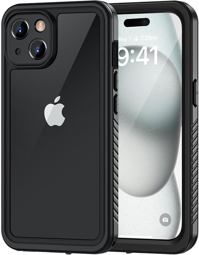 Lanhiem for iPhone 15 Plus Case, IP68 Waterproof Dustproof Shockproof Cases by LanhiemHome