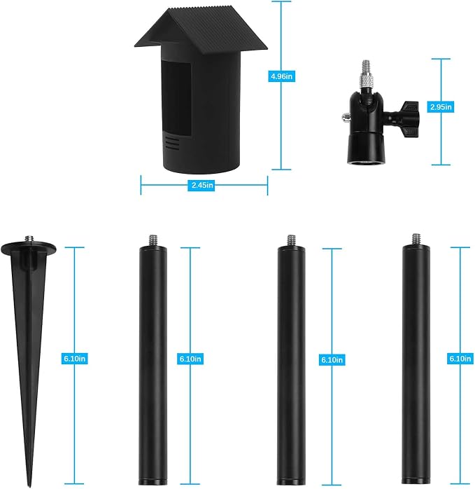 HOLACA Spike Pole Mount Ground Stake and Weatherproof Silicone Skin - Image 5
