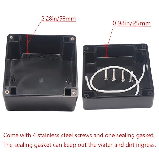 Junction box, Raculety Electrical Project Case Power Junction Box, Project Box - Image 4