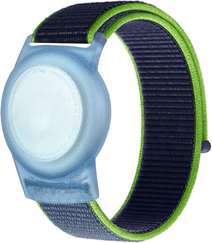Kids Wristband Compatible with Apple AirTag, Protective Case by Qonuiy