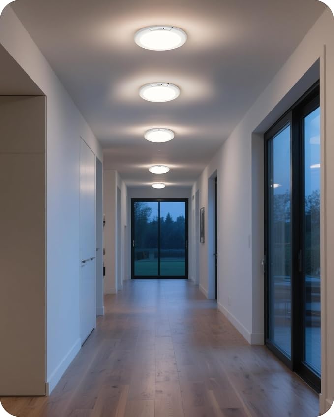 2 Pack Rechargeable Motion Sensor Ceiling Lights - Image 9