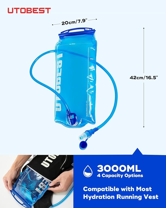 UTOBEST Water Bladder, Hydration Bladder 1L, 3L Water Bladder - Image 5