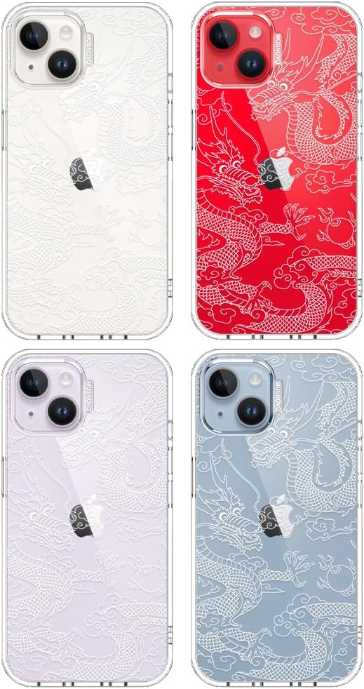 MOSNOVO for iPhone 13/14 Case | Military Grade 6.6ft Drop Tested | Clear - Image 3