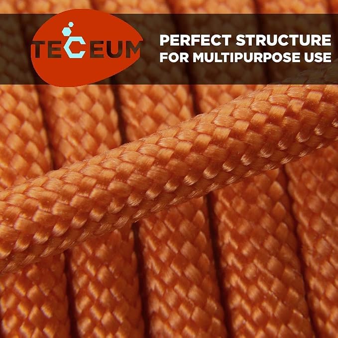 TECEUM 5/32" Paracord Rope 1000 – 1000ft / 200ft / 100ft / 50ft – Tactical - Image 5