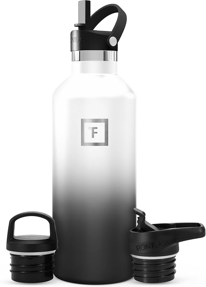 IRON °FLASK Camping & Hiking Hydration Flask - 32 oz Day & Night by IronFlask